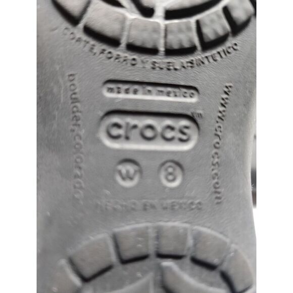 Crocs Black flats Size 8 - Picture 7 of 7